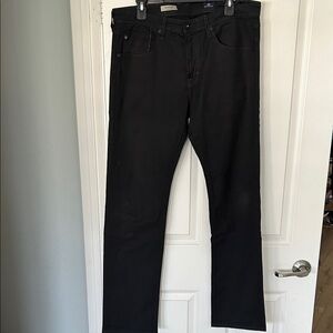 AG Adriano Goldschmied Size 34 Slim Straight Men's Dark Jeans
